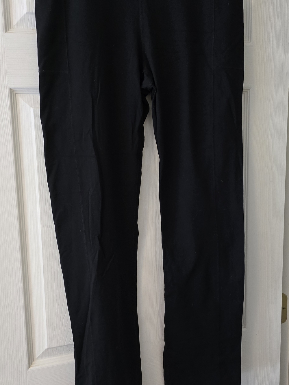 Womens Black Stretch Casual Pants